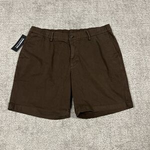 Bear Bottom Shorts Mens XL Brown 7” Stretch Pockets Chino Cocoa New